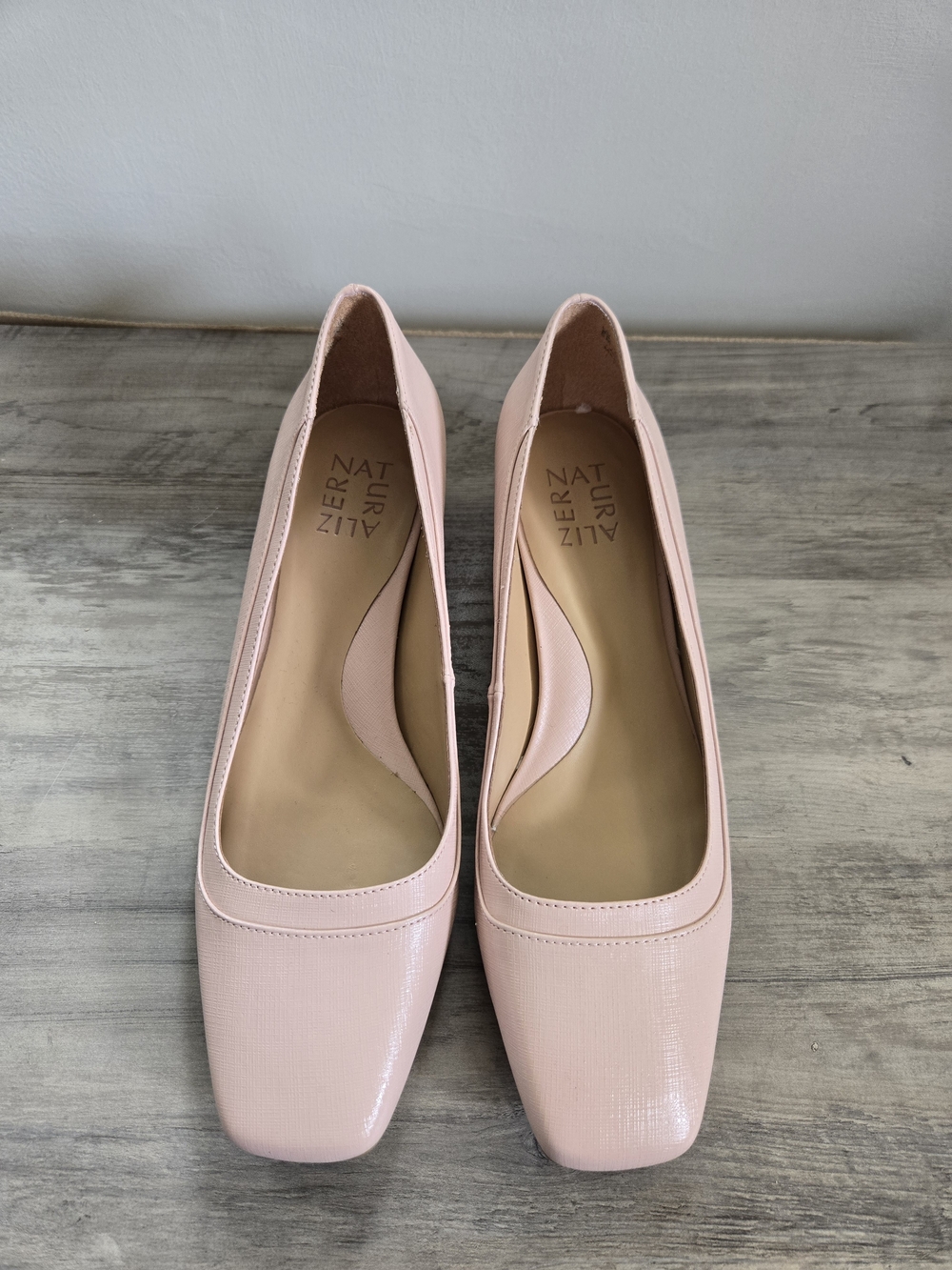 Naturalizer Women's Pink Square-Toe Pumps